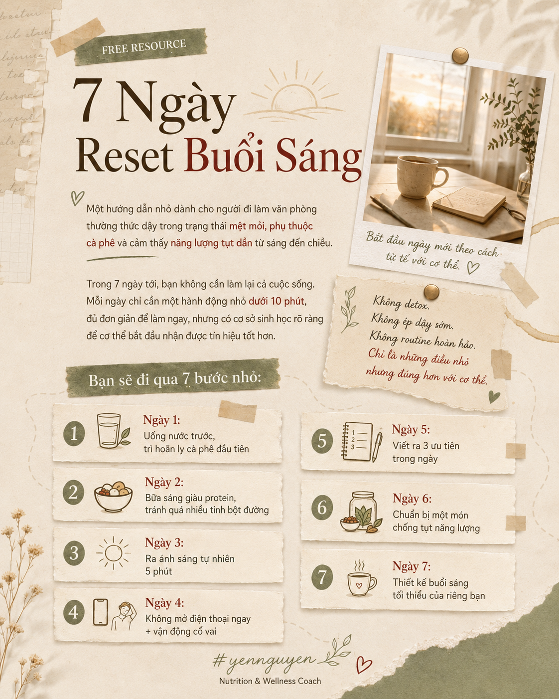 7 Ngày Reset Buổi Sáng — Preview